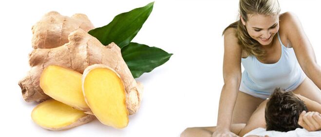 The benefits of ginger root for male potency